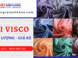 Vải Visco - Sự thay thế hoàn hảo cho chất liệu lụa cao cấp